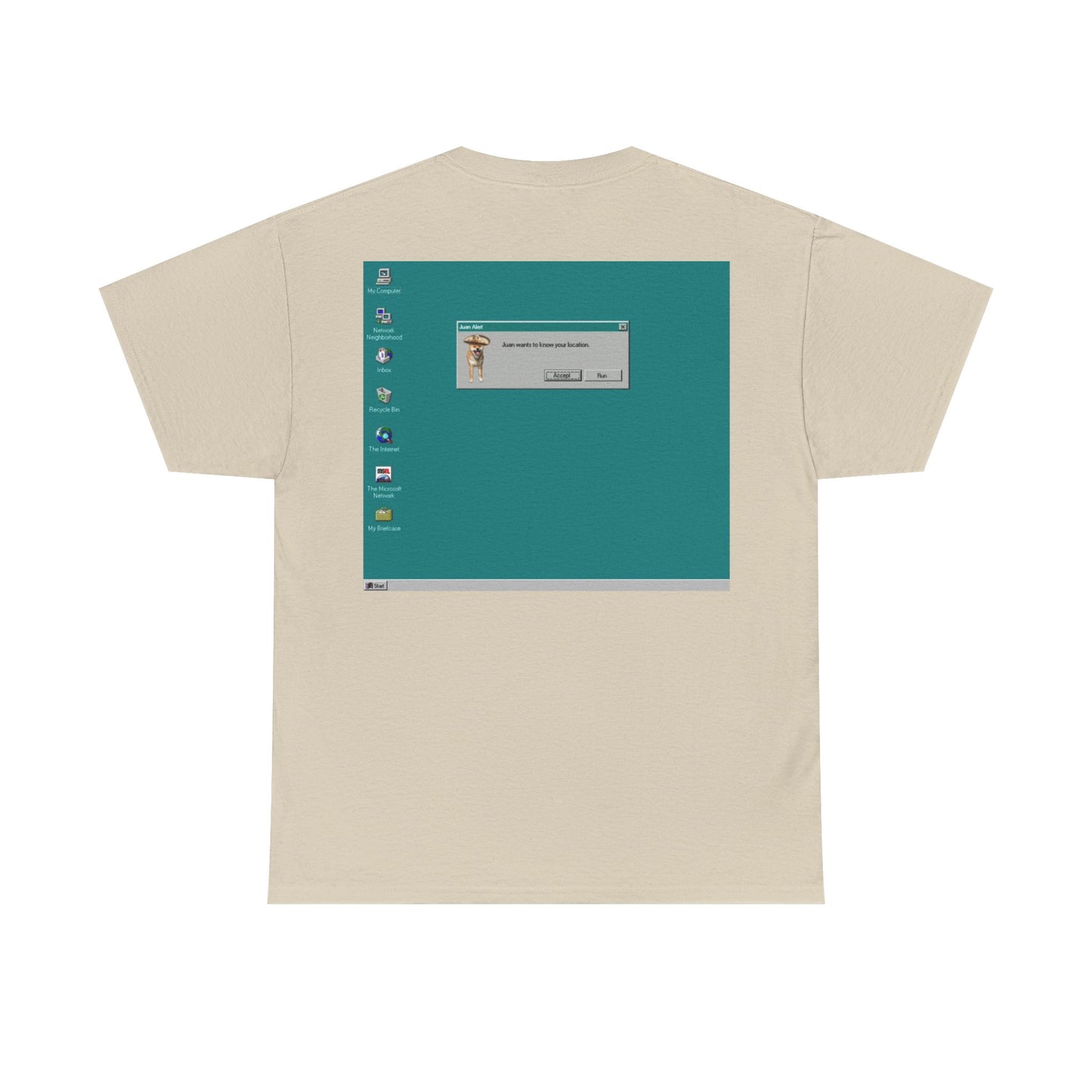 Juan - Tee, Design on Back