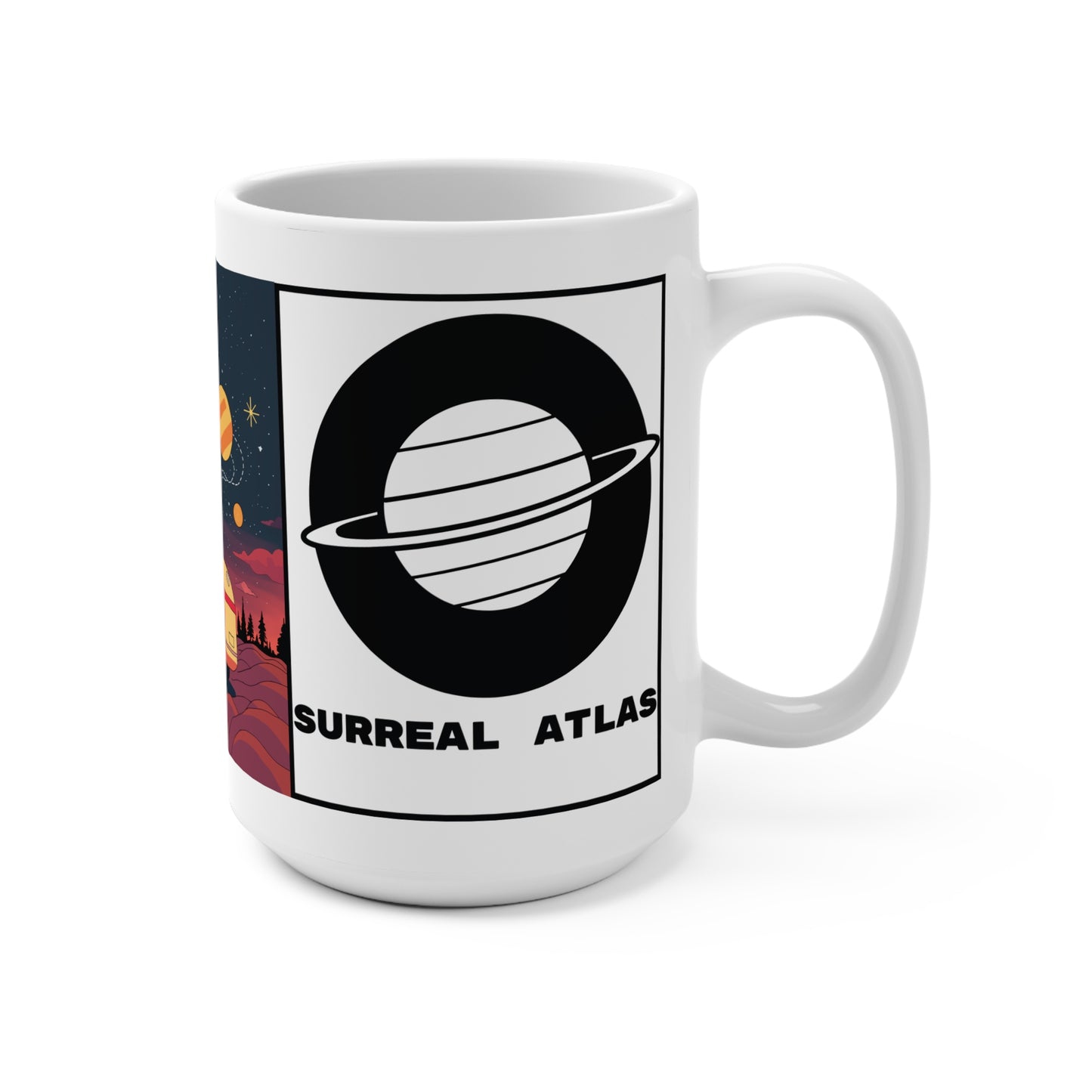 Surreal Atlas Mug - 15oz