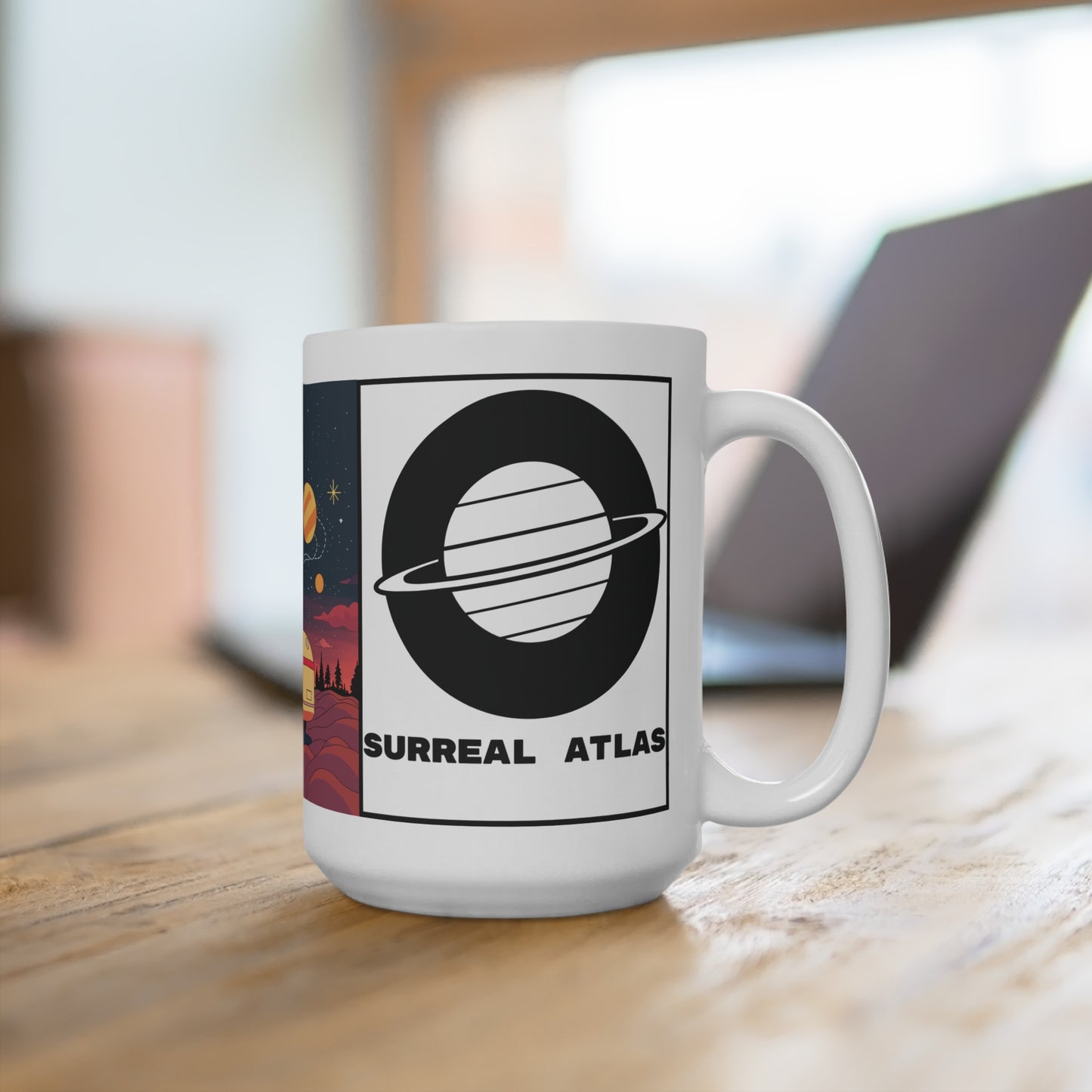 Surreal Atlas Mug - 15oz