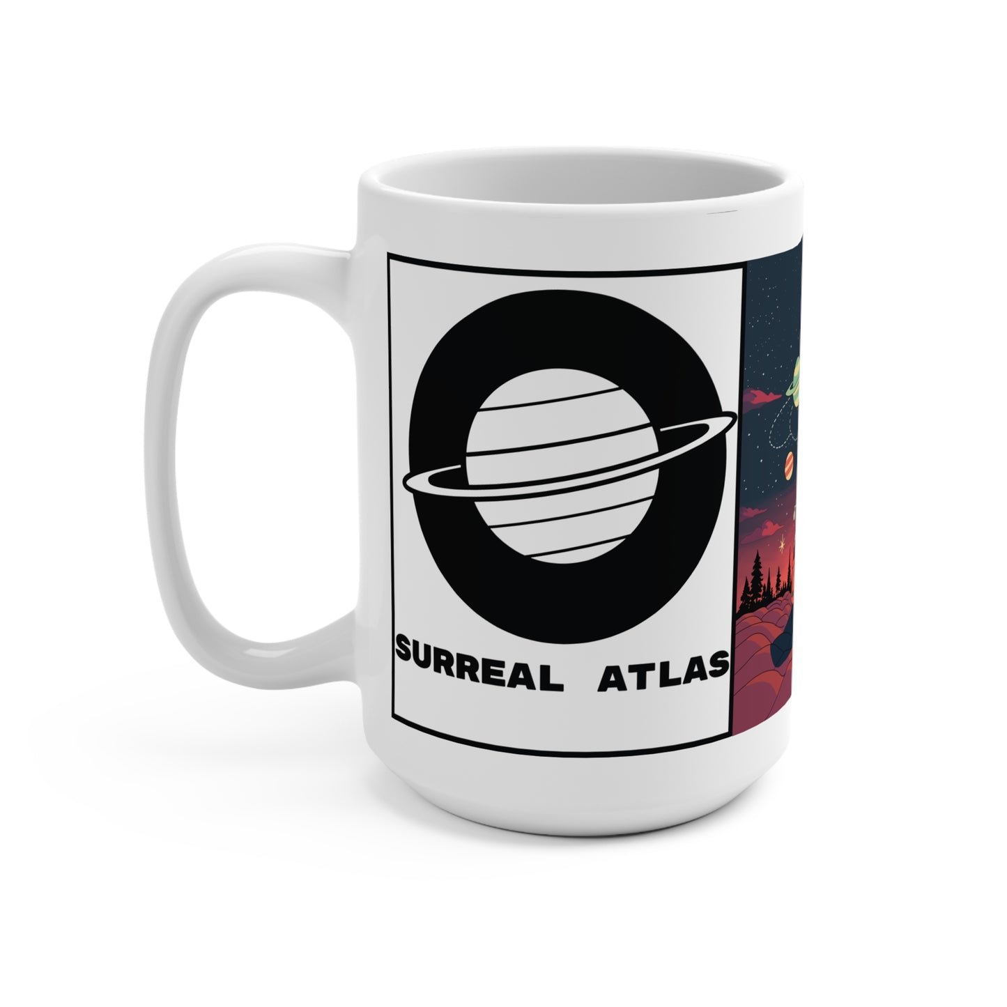 Surreal Atlas Mug - 15oz