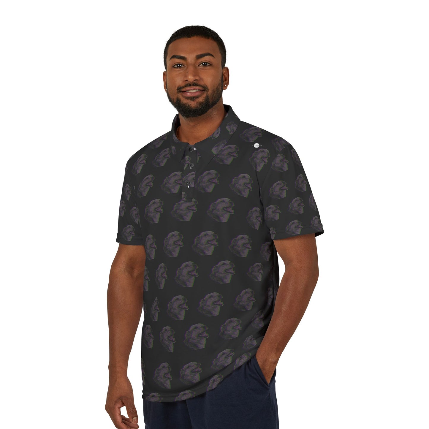 All Over Dog Pattern- Polo