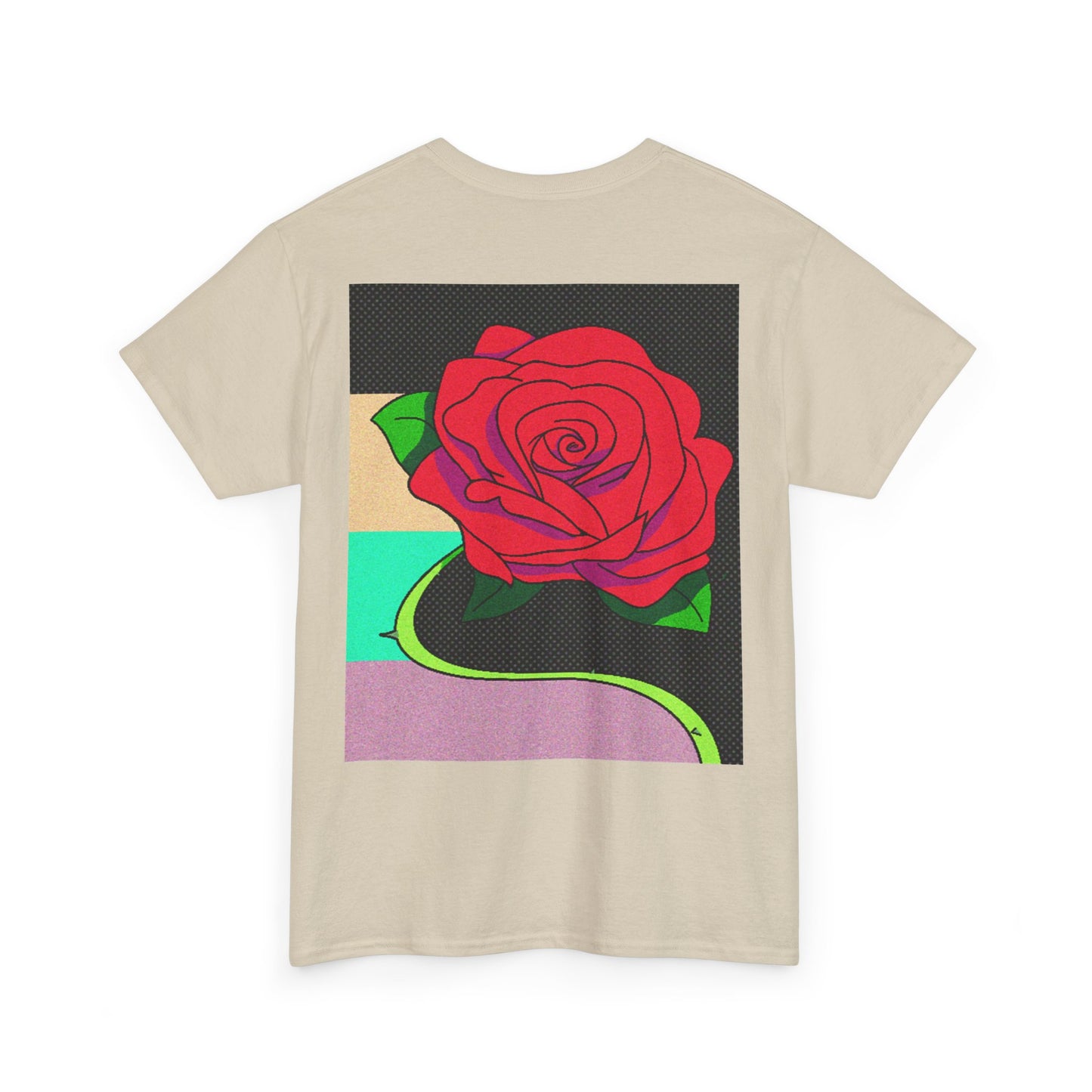 A Rose - Tee, Design on Back