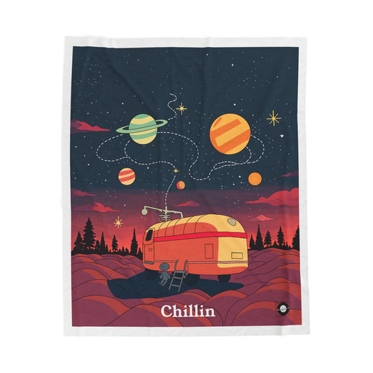 Plush Blanket for Chill People with Chill Thoughts