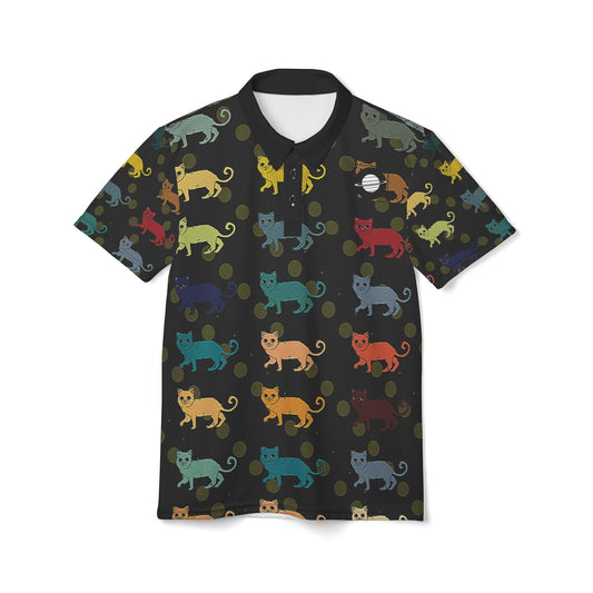 All Over Cat Pattern - Polo