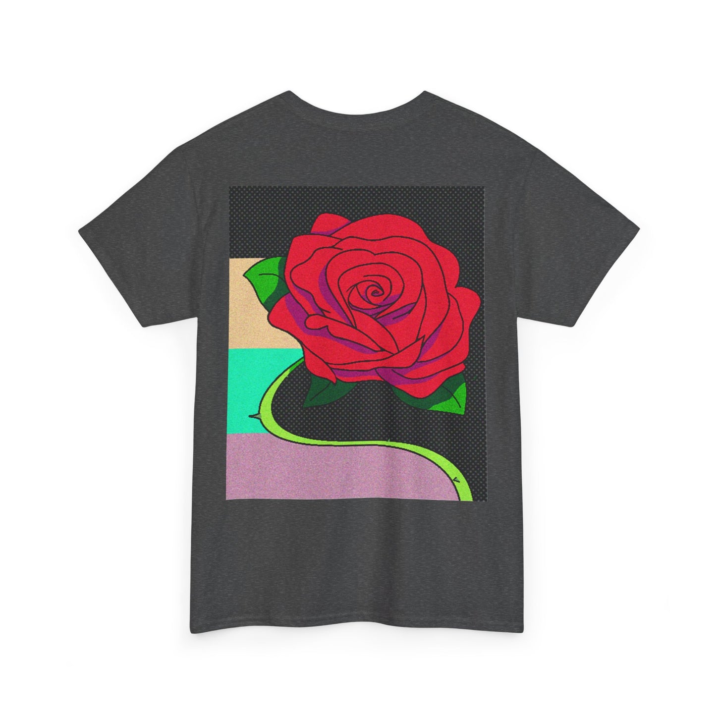 A Rose - Tee, Design on Back